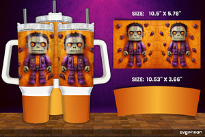 Inflated Halloween Tumbler Wrap