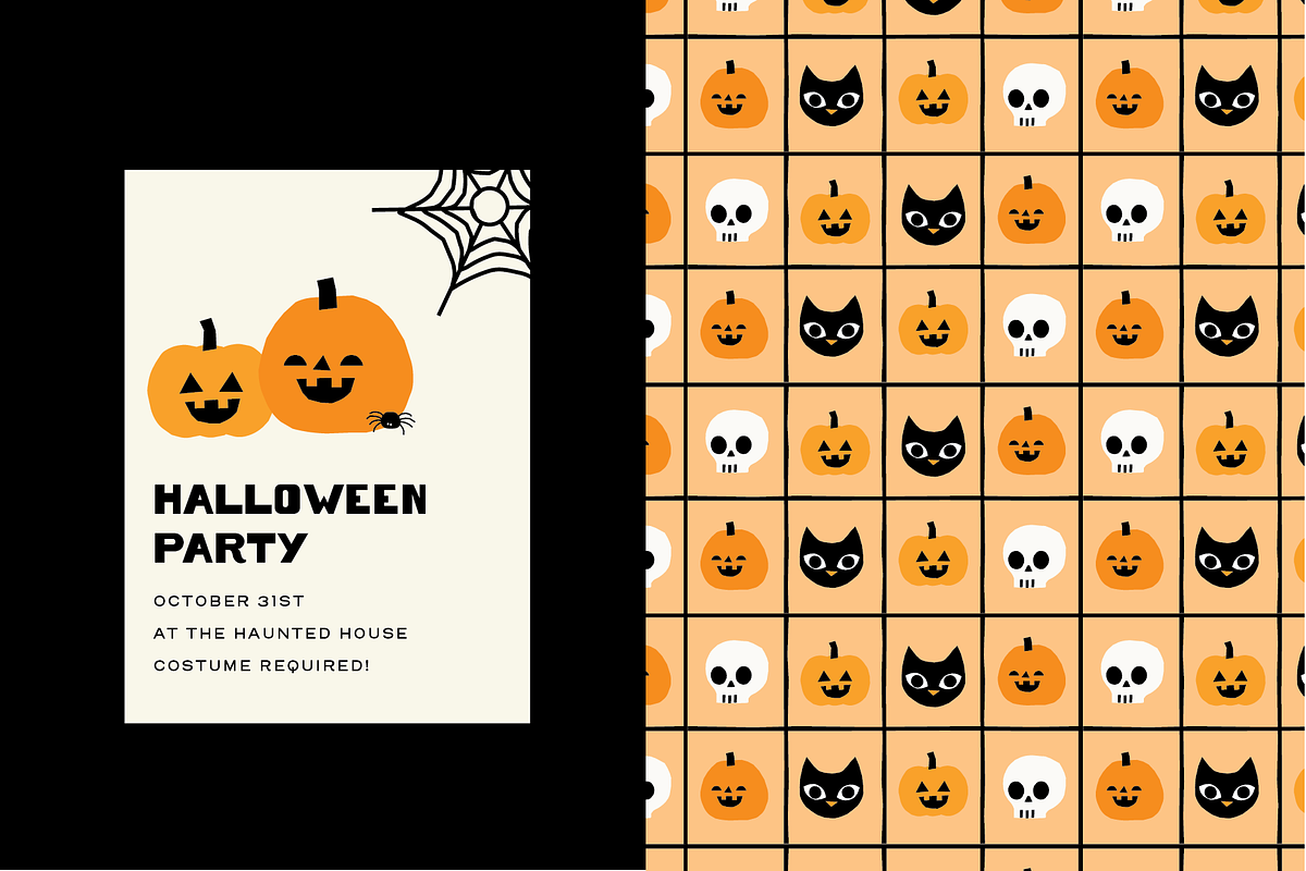 Halloween Vector Graphics, a Seasonal Illustration by Gross Illustrations (Photo 5 of 8)
