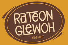 Rateon Glewoh - Kids & Funny Font
