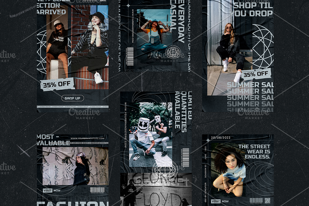 Fashion Instagram Template - Darkend, a Social Media Template by Gibcreat (Photo 3 of 4)
