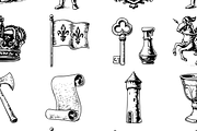 Medieval Kingdom Heraldry Set, an Object Graphic by RT Studio (Thumbnail 4 of 4)