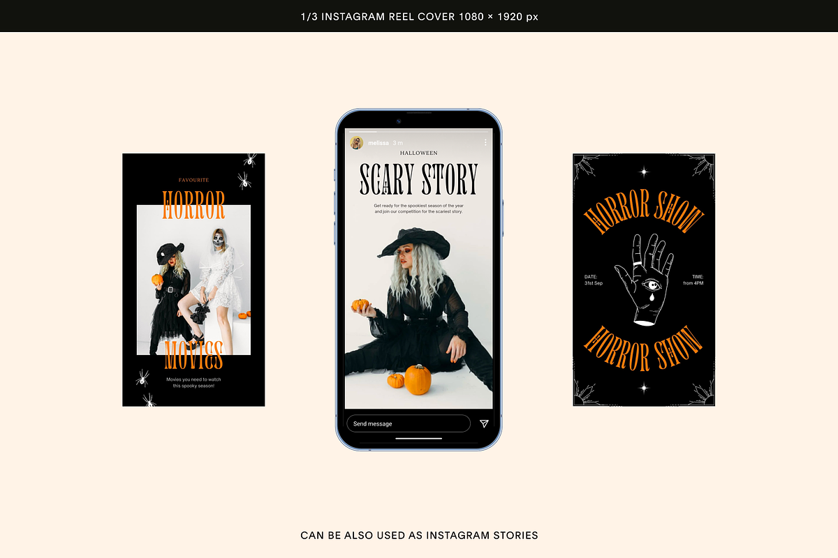 20 Halloween IG Reel Covers Stories, a Social Media Template by Studio K (Photo 2 of 7)