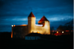 Blurred bokeh view of illuminated, an Architecture Photo by Our Amazing World
