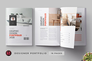 Designer Portfolio Layout, a Brochure Template by HiveArts