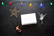 Christmas Lights Photo Mockup Bundle, a Books & Magazine Mockup by Kudzu Camera (Thumbnail 9 of 15)
