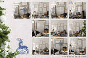 Christmas Frame Mockup Gallery Wall, a Household Mockup by Stykke Studio (Thumbnail 6 of 7)