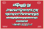 Vintage Retro Font - Pradis, a Script Font by Letter Fresh (Thumbnail 7 of 10)