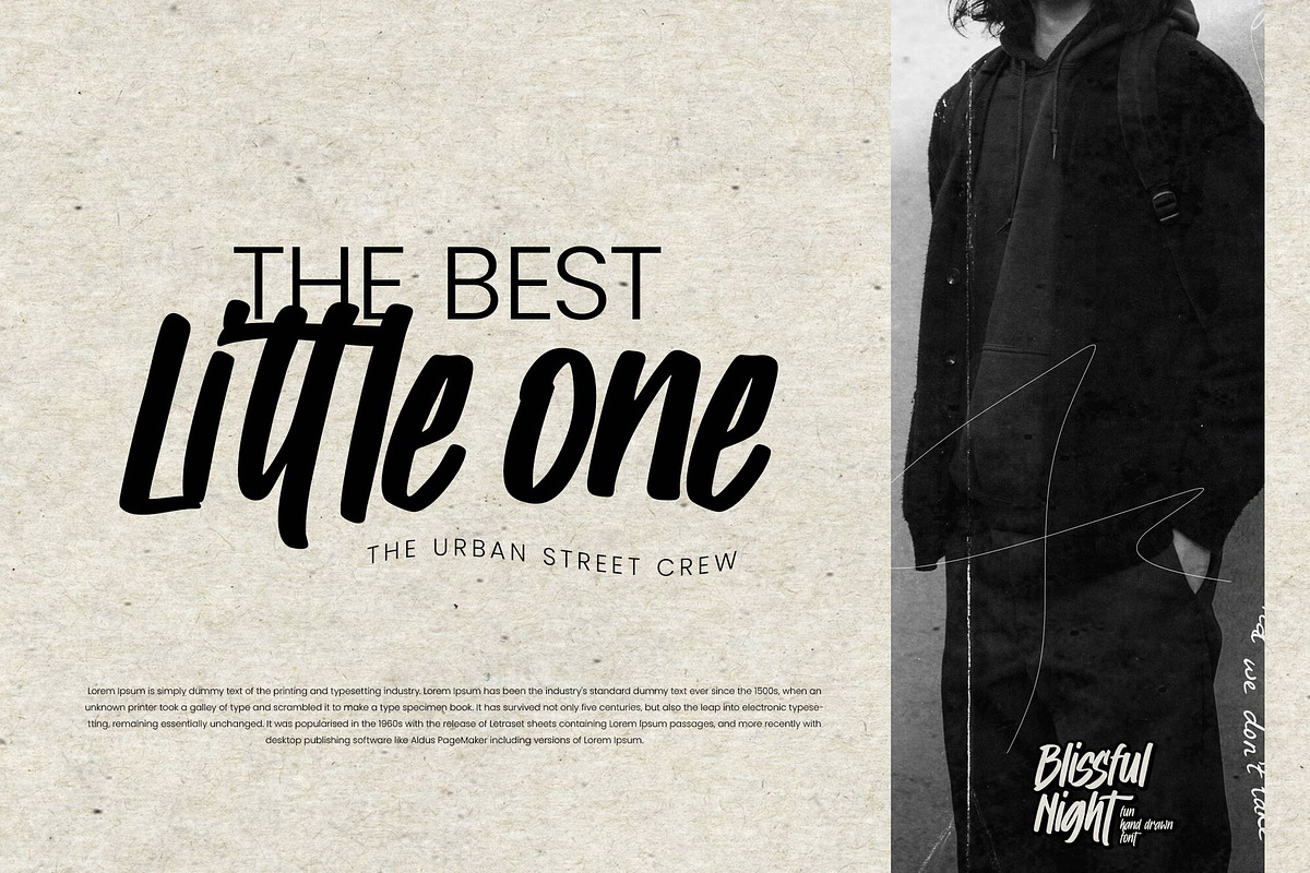 Blissful Night – Quick Brush Font, a Handwritten Font by Gassstype (Photo 2 of 8)