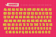Chubble Bricode, a Sans Serif Font by graphicook (Thumbnail 4 of 10)