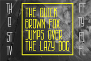 Skyscraper thin line style font., a Sans Serif Font by belander (Thumbnail 3 of 5)
