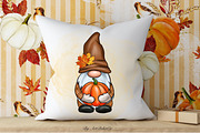 Fall Autumn Gnomes, Gnome Clipart, an Illustration by DekoArt (Thumbnail 3 of 3)