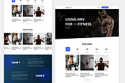 Biohack - Gym & Fitness Figma Templa, an UI Kit Template by ArtGalaxy (Thumbnail 3 of 3)