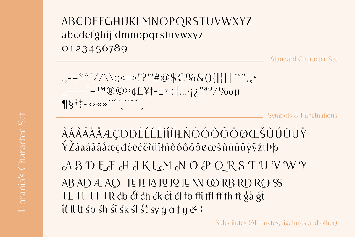 Florania; Elegant Font, a Sans Serif Font by Eko Bimantara (Photo 13 of 13)