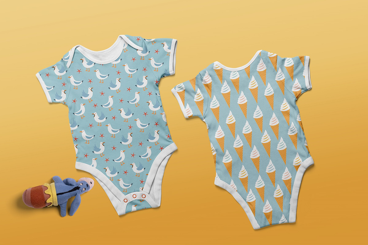 On the beach Summer pattern set, a Pattern Graphic by MarynArts (Photo 5 of 5)