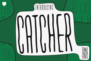 TOMO Catcher, a Sans Serif Font by TOMO Fonts