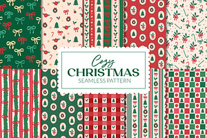 Cozy Traditional Christmas Pattern