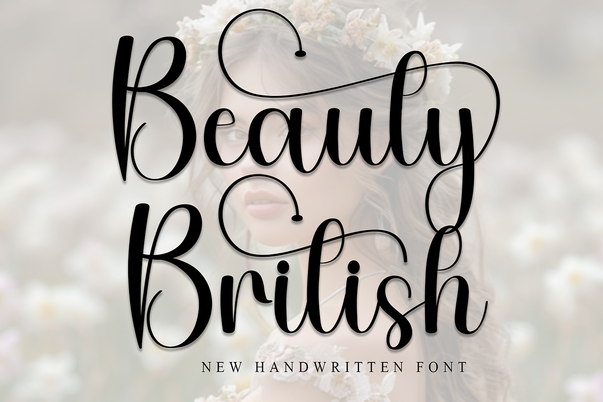 Beauty British, a Handwritten Font by FreshTypeINK (Photo 1 of 8)