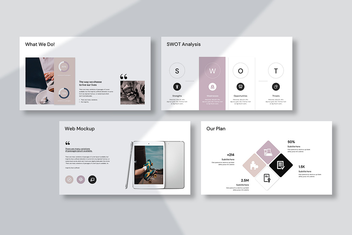 Minimal Presentation Template, a Presentation Template by Slide_Genius1