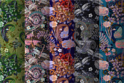 5 Seamless floral patterns, a Pattern Graphic by Sunny_Lion (Thumbnail 1 of 6)