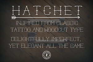 Hatchet Font