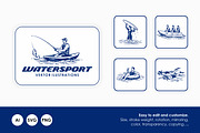 Watersport Vector Illustrations, a Sport Illustration by Rasgood (Thumbnail 1 of 10)