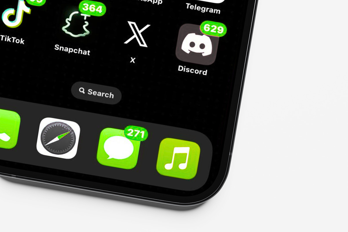 Phone App Icon Mockup, an iPhone Mockup by AKMAL STUDIO (Photo 4 of 5)