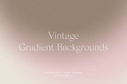 Vintage Retro Gradient Textures PS, an Object Graphic by Feel This