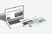 Laptop Screen mockup, a Wearable Device Mockup by Alhaytar (Thumbnail 5 of 5)