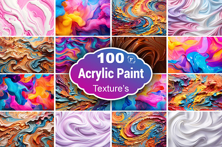 Acrylic Paint Texture Background, a Texture Graphic by Forhadx5