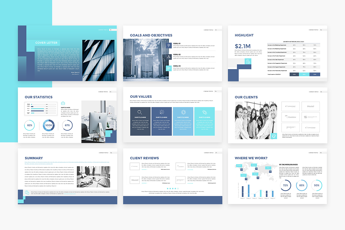 Business Profile | PPT, a Presentation Template by Template Zone (Photo 5 of 8)