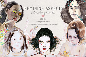 Watercolor Feminine Aspects