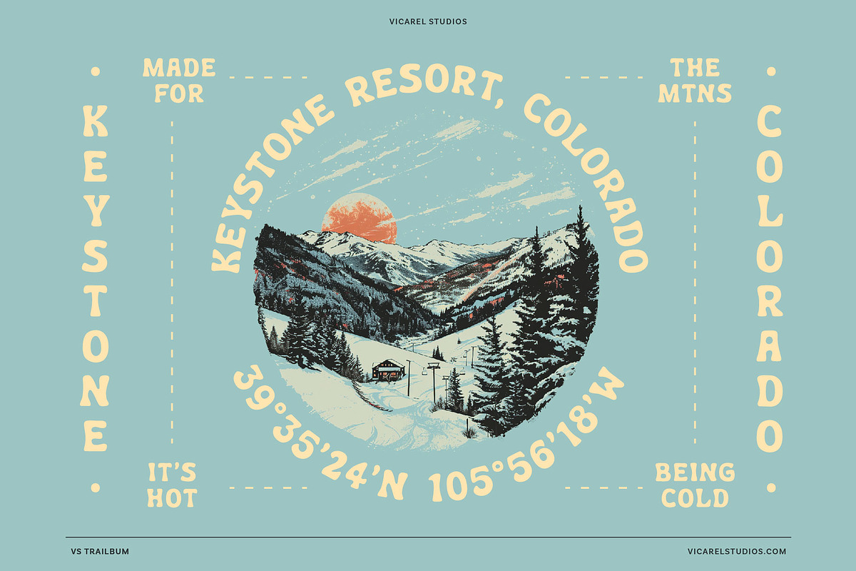 Trailbum – National Park Font, a Sans Serif Font by Vicarel Studios (Photo 11 of 18)