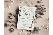 Invitation 5x7 Card Mockup Bundle, an Invitation Template by DaisyStudio (Thumbnail 9 of 13)