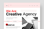 Business Agency Landing Page, a Landing Page Template by CreativeShaper (Thumbnail 2 of 6)