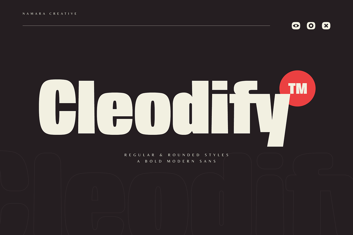 Cleodify - Bold Modern Sans, a Sans Serif Font by Namara Creative Studio (Photo 13 of 13)