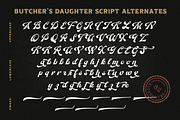 Butcher's Daughter, a Script Font by Larin Type Co. (Thumbnail 14 of 15)