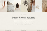 Serene Summer Beach Stock Images, a Beauty & Fashion Photo by Make Stories Studio (Thumbnail 2 of 12)