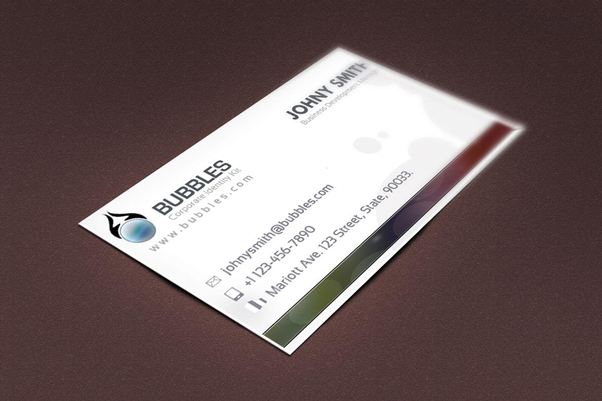 Business Card Mockup, a Print Template by Saptarang (Photo 1 of 5)