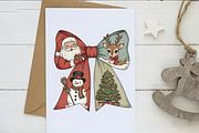 Vintage Christmas Coquette Bow PNG, an Illustration by Dream Creation (Thumbnail 2 of 5)
