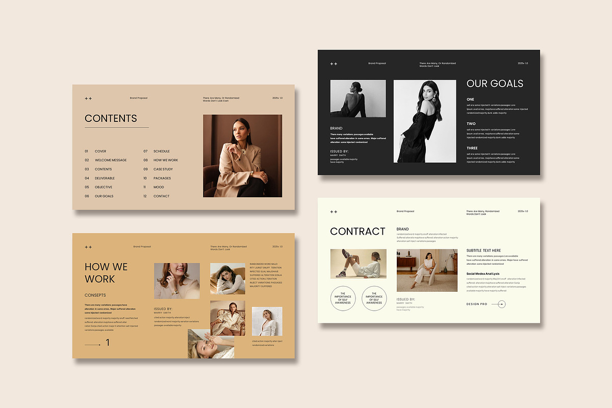 Brand Proposal Presentation Template, a Presentation Template by Pradaxa (Photo 2 of 6)