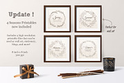 Sketchy Floral Wreaths & Borders, an Illustration by Maggie Stilwell Design (Thumbnail 7 of 7)