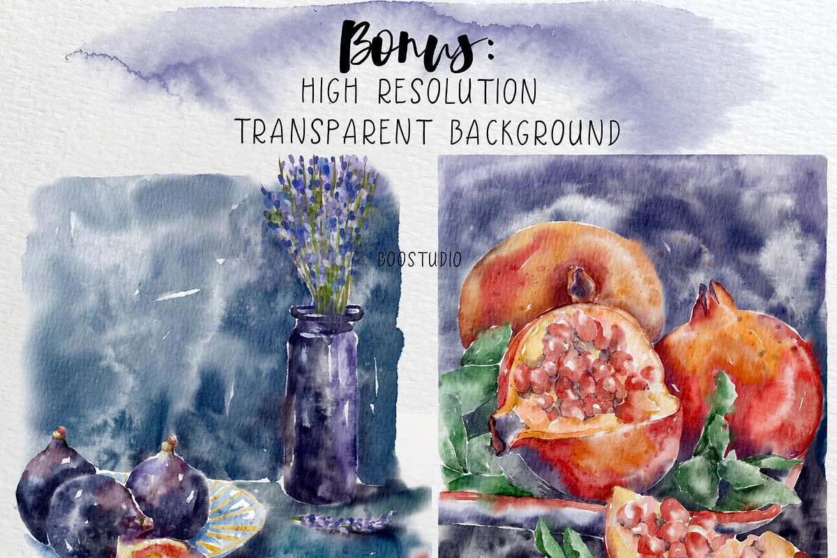 5 Watercolor papers for Procreate, a Brush Add-On by BooStudio (Photo 5 of 7)