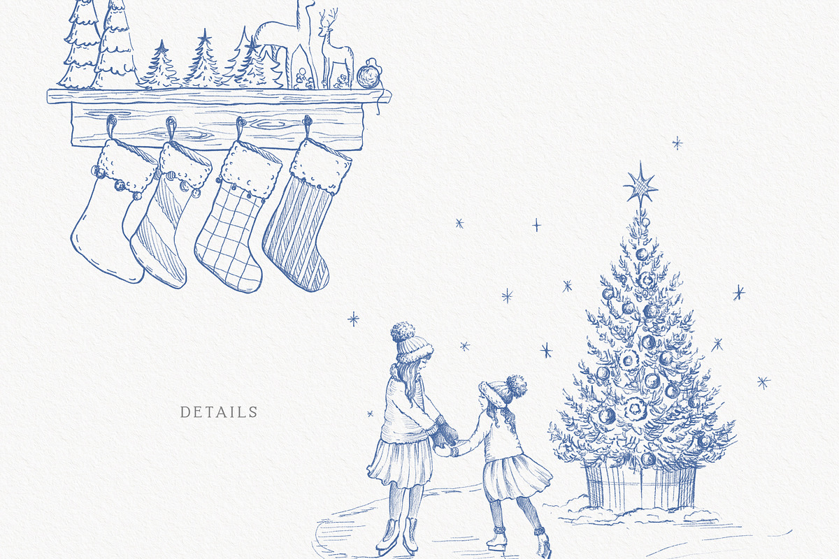 Christmas Day clipart, a Texture Illustration by Sensual Art (Photo 9 of 9)