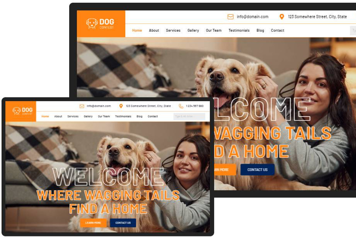 Dog Contest WordPress Theme - DogContest preview 6