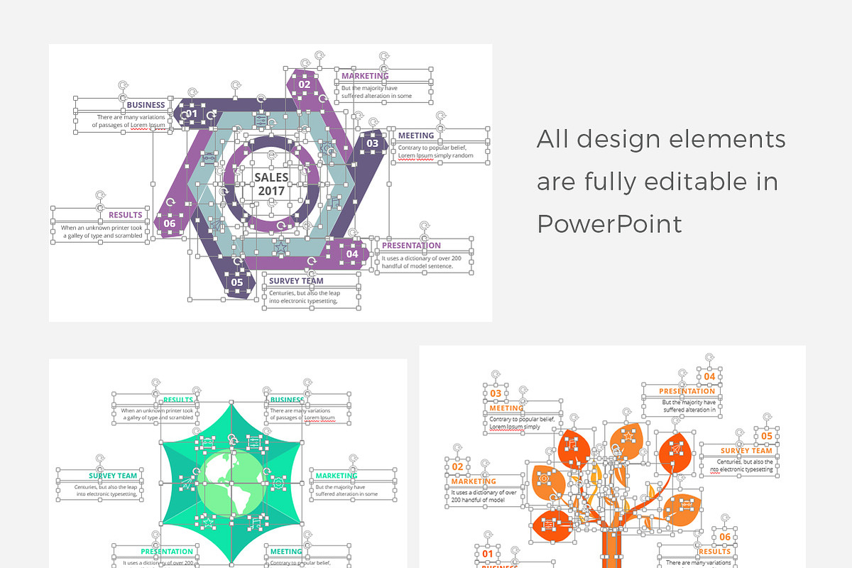 54 PowerPoint Infographic Elements, a Presentation Template by Wipavee (Photo 5 of 5)