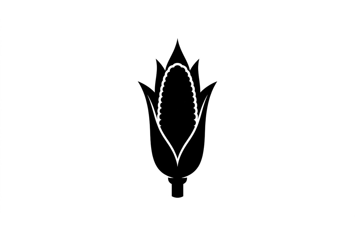 Fresh Corn Cob Silhouette Set, an Object Graphic by Designs_River (Photo 3 of 3)