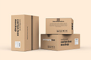 Rectangle Carton Box Mockup, a Packaging Mockup by Ram Studio LLC (Thumbnail 2 of 9)