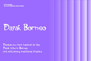 Dayakara - Ethnic Decorative Serif, a Serif Font by Claymoon Lab (Thumbnail 5 of 6)