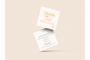Retro Thank you card Canva template, a Flyer Template by Hellohastore (Thumbnail 6 of 11)
