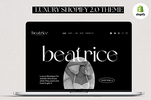 Beatrice Noir - Luxury Shopify Theme